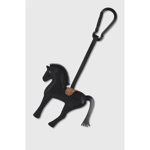 Boss Equestrian lovas kulcstartó fekete