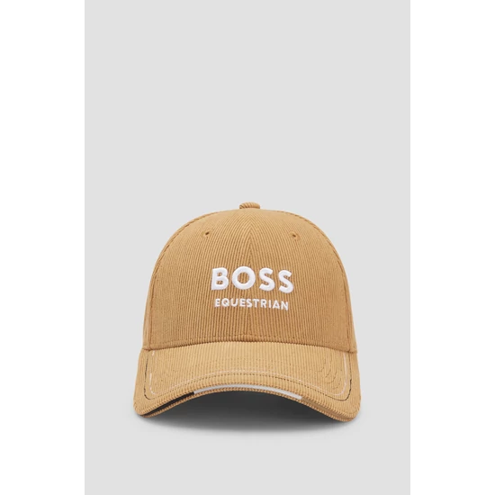 Boss Equestrian kordbársony baseball sapka BÉZS