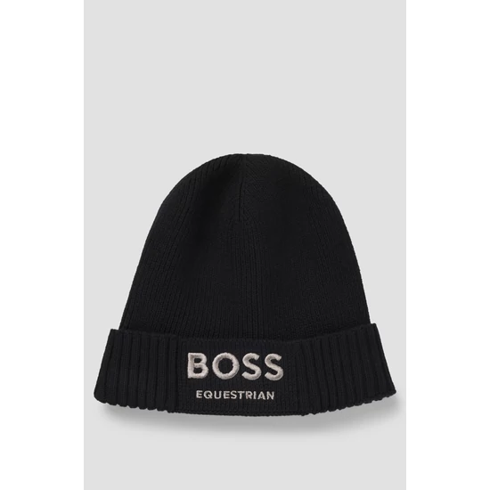 Boss Equestrian FISHERMAN BEANIE UNISEX FEKETE