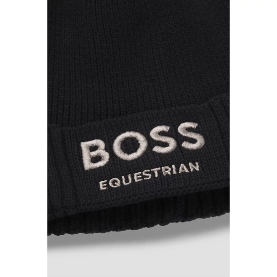 Boss Equestrian FISHERMAN BEANIE UNISEX FEKETE