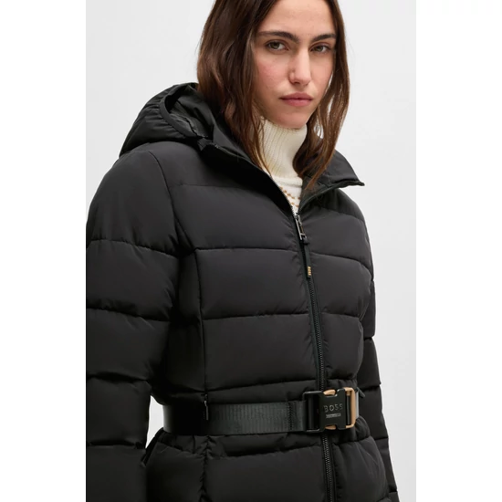 Boss Equestrian Vespa női parka téli kabát FEKETE 2025FW