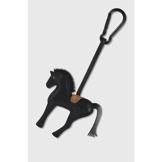 Boss Equestrian lovas kulcstartó fekete
