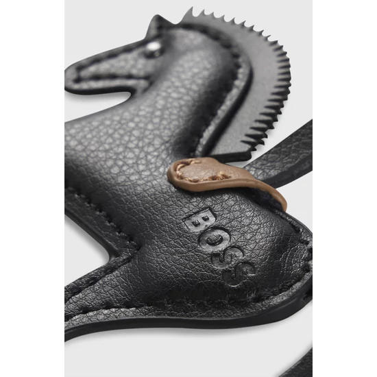 Boss Equestrian lovas kulcstartó fekete