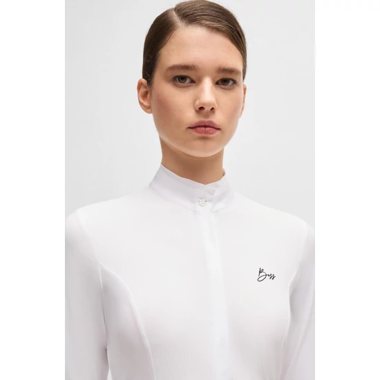 Boss Equestrian Emma hosszú ujjú női versenying FEHÉR 2025SS