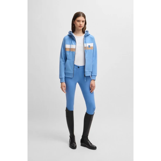 Boss Equestrian Maya női póló FEHÉR 2025SS
