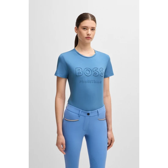 Boss Equestrian Maya női póló KÉK HORIZONT 2025SS