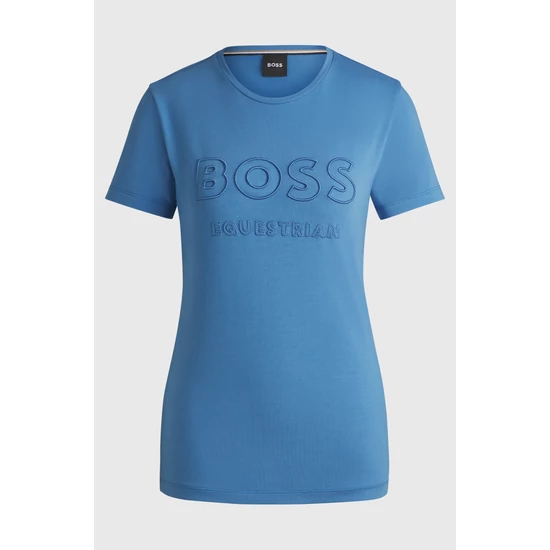 Boss Equestrian Maya női póló KÉK HORIZONT 2025SS