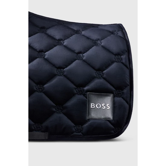 Boss Equestrian bársony ugró nyeregalátét FEKETE