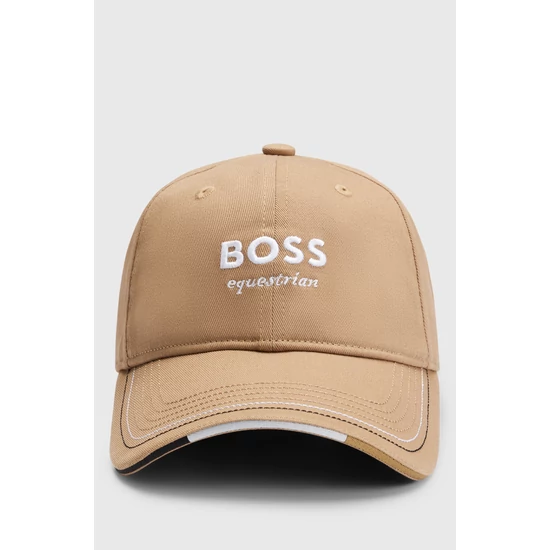 Boss Equestrian hímzett baseball sapka BÉZS