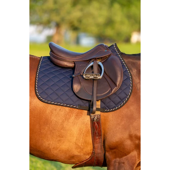 Boss Equestrian Signature SÖTÉTKÉK ugró nyeregalátét