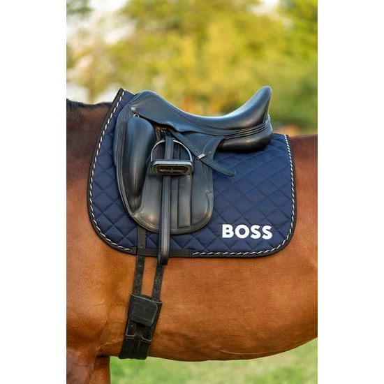 Boss Equestrian Signature SÖTÉTKÉK díjlovas nyeregalátét