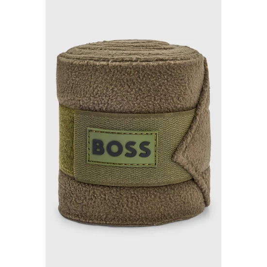 Boss Equestrian OLÍVAZÖLD polár fásli szett (4db)