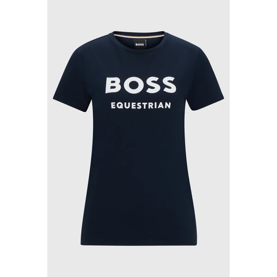 Boss Equestrian Maya női póló FEKETE