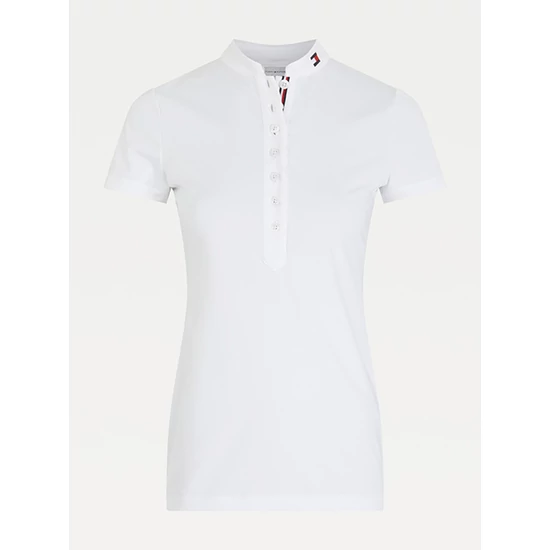 Tommy Hilfiger rövid ujjú versenying FEHÉR