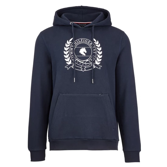 Tommy Hilfiger kapucnis férfi pulóver SÖTÉTKÉK