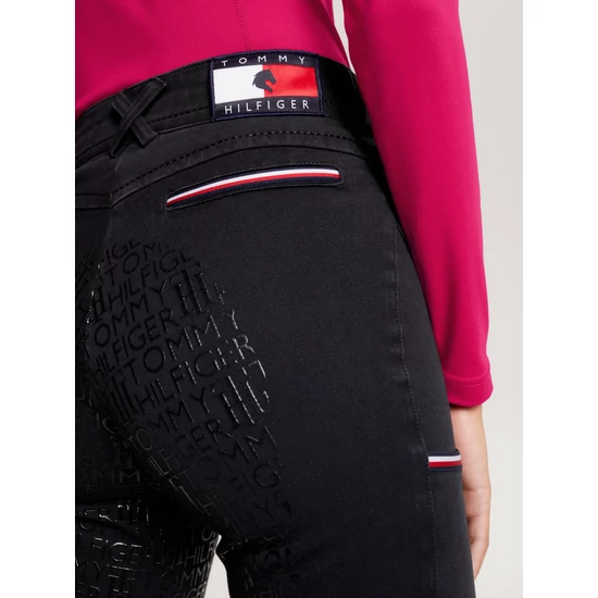 Tommy Hilfiger ST. TROPEZ lovaglónadrág FEKETE (full grip)