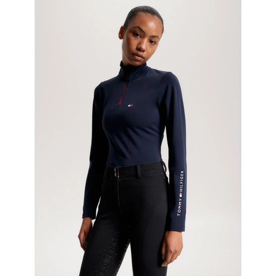 Tommy Hilfiger karcsúsított thermo aláöltözet SÖTÉTKÉK