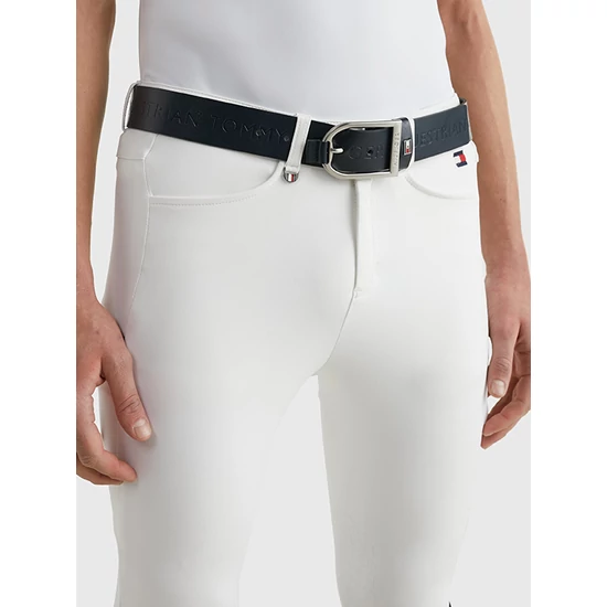 Tommy Hilfiger 100% állatbarát műbőr öv SÖTÉTKÉK