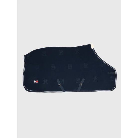 Tommy Hilfiger Oxford pántos gyapjú lótakaró