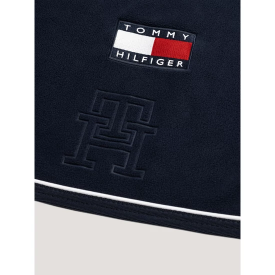 Tommy Hilfiger Oxford pántos gyapjú lótakaró