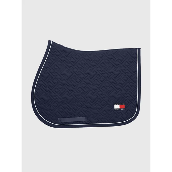 Tommy Hilfiger Oxford steppelt ugró nyeregalátét SÖTÉTKÉK