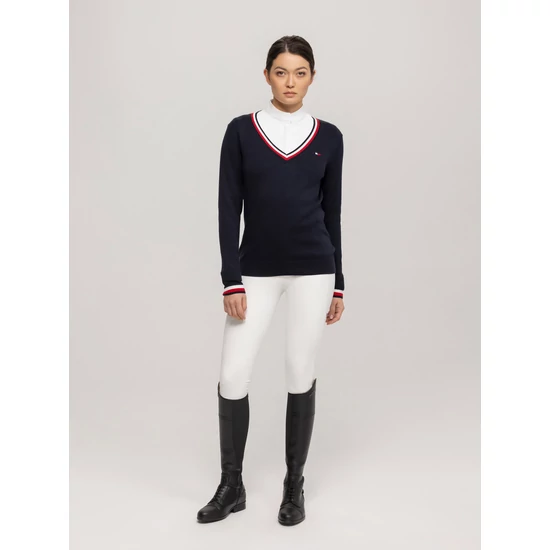 Tommy Hilfiger Indiana V-nyakú női pulóver