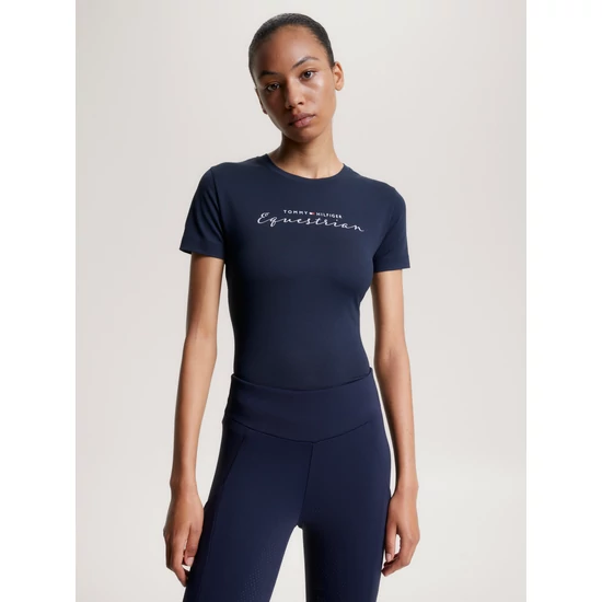 Tommy Hilfiger női póló SÖTÉTKÉK