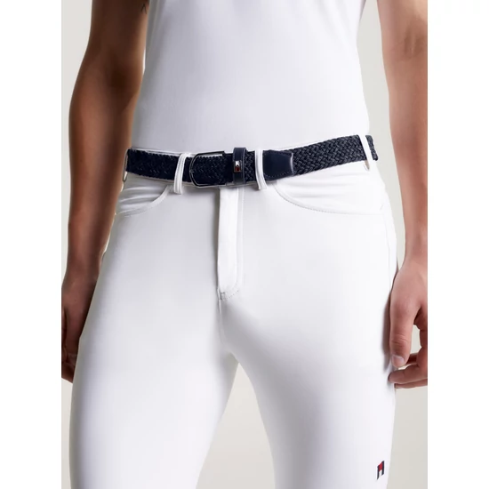 Tommy Hilfiger San Jose sztreccses fonott öv SÖTÉTKÉK 