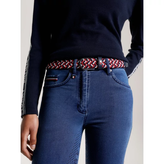 Tommy Hilfiger San Jose sztreccses fonott öv MULTI 