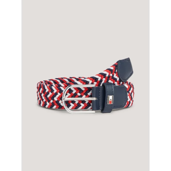 Tommy Hilfiger San Jose sztreccses fonott öv MULTI 