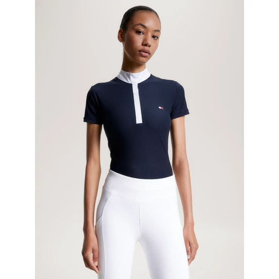 Tommy Hilfiger rövid ujjú légáteresztős női versenying SÖTÉTKÉK