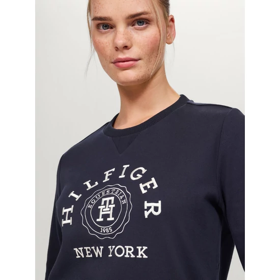 Tommy Hilfiger Evans női pulóver SÖTÉTKÉK