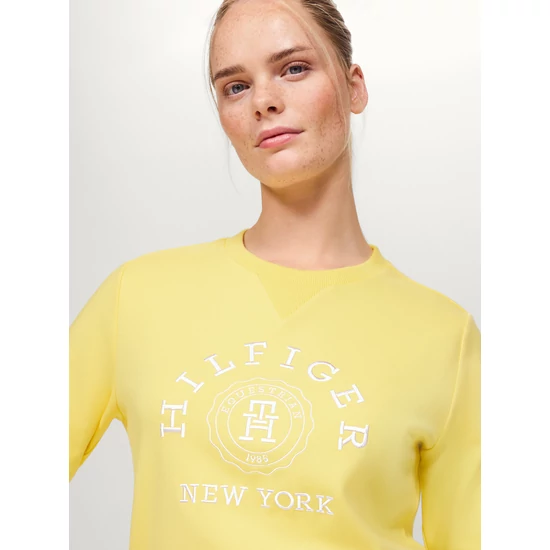 Tommy Hilfiger Evans női pulóver CITRONELLA