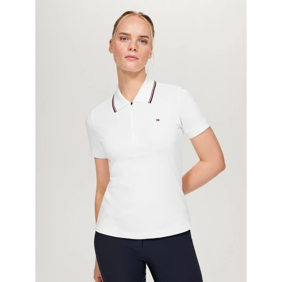 Tommy Hilfiger Camden galléros póló FEHÉR