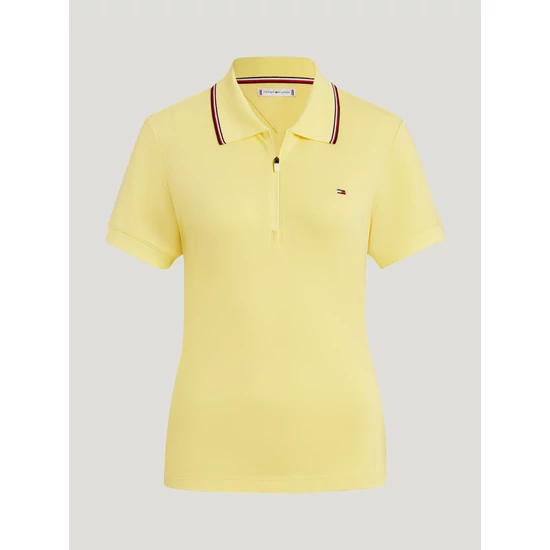 Tommy Hilfiger Camden galléros póló CITRONELLA
