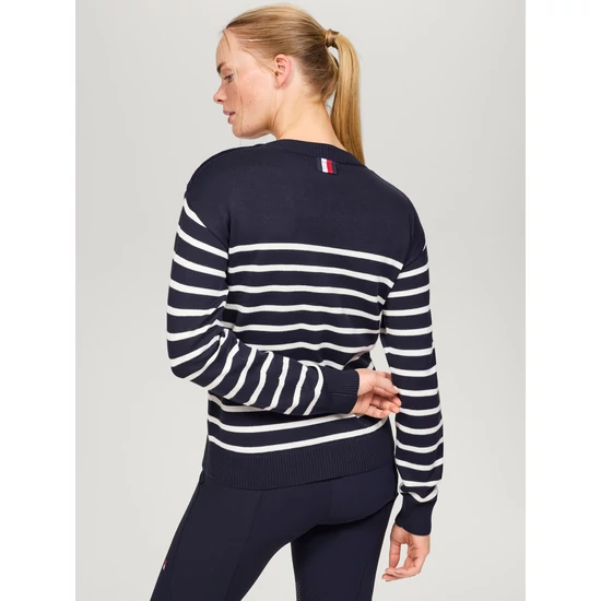 Tommy Hilfiger csíkos női pulóver 