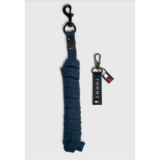 Tommy Hilfiger Global prémium vezetőszár TH kulcstartóval KÉK
