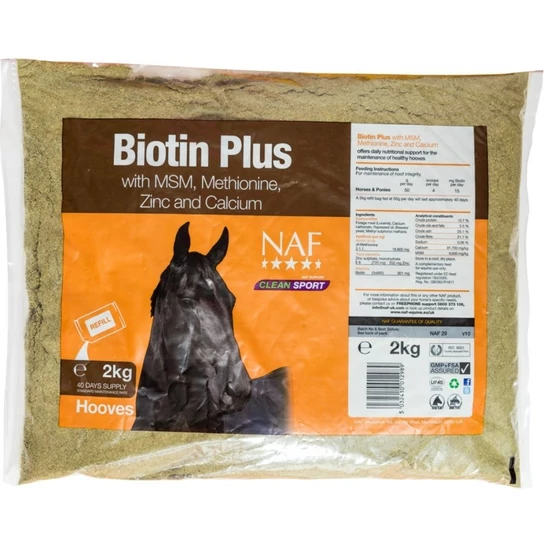 NAF BIOTIN Plus utántöltő 2kg