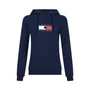 Kép 1/5 - Tommy Hilfiger karcsúsított női kapucnis pulóver logóval