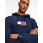 Kép 4/5 - Tommy Hilfiger kapucnis férfi pulóver logóval