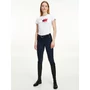 Kép 2/6 - Tommy Hilfiger karcsúsított, kerek nyakú női póló logóval