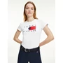 Kép 3/6 - Tommy Hilfiger karcsúsított, kerek nyakú női póló logóval