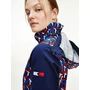 Kép 5/6 - Tommy Hilfiger karcsúsított, kapucnis női esőkabát monogram mintával