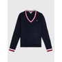 Kép 7/8 - Tommy Hilfiger Indiana V-nyakú női pulóver