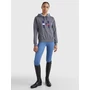 Kép 2/8 - Tommy Hilfiger kapucnis pulóver logóval SZÜRKE