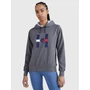 Kép 1/8 - Tommy Hilfiger kapucnis pulóver logóval SZÜRKE