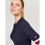 Kép 3/5 - Tommy Hilfiger Lenox kötött póló SÖTÉTKÉK